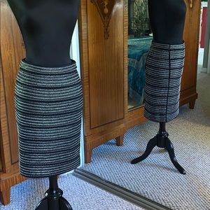 Beaded Black Skirt by Club Monaco approx XS 0 2
